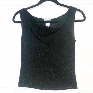 T.H.S. Black Sparkly Tank